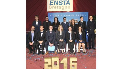 Remise des diplômes 2016 aux 213 ingénieurs et spécialistes ENSTA Bretagne