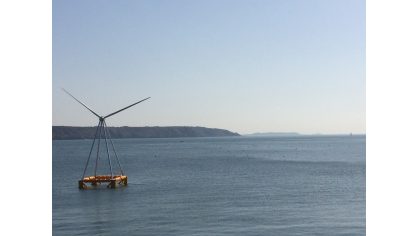 Des nouvelles d'Eolink : le prototype d’éolienne flottante fait ses preuves