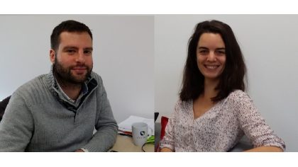 2 nouveaux au sein de l'équipe du Technopôle : Caroline Musso et Erwan Lorentz