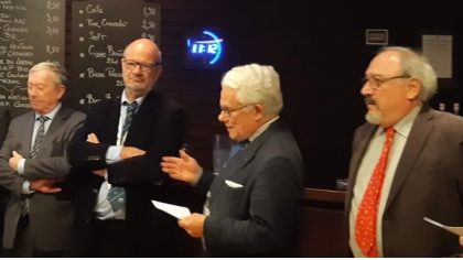 Eric Hussenot et Jean-Paul Alayse reçoivent le Grand Prix de l'Institut Français de la Mer