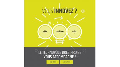 Un nouveau site web pour le Technopôle Brest-Iroise. Vos commentaires sont les bienvenus !