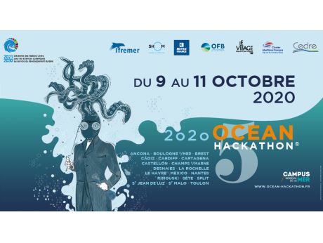 Ocean Hackathon® 2020 : ouverture de l’appel à défis jusqu’au 30 juin 19 villes dans l’aventure, plus 200 défis attendus !