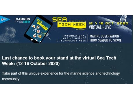 Réservez votre stand pendant la Sea Tech Week