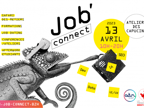 Job Connect le 13 avril à Brest, avez-vous réservé votre stand ?