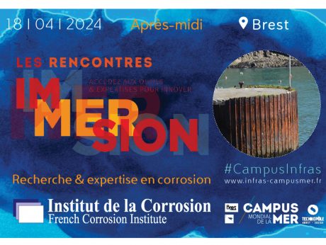 Rencontre Immersion Entreprise le 18 avril à l’Institut de la Corrosion : les inscriptions sont ouvertes ! 