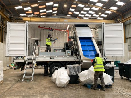 Tribord compacte le polystyrène expansé en mobilité