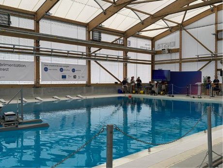 Infrastructure de recherche : le nouveau bassin d’expérimentation Air-Mer de l’ENSTA